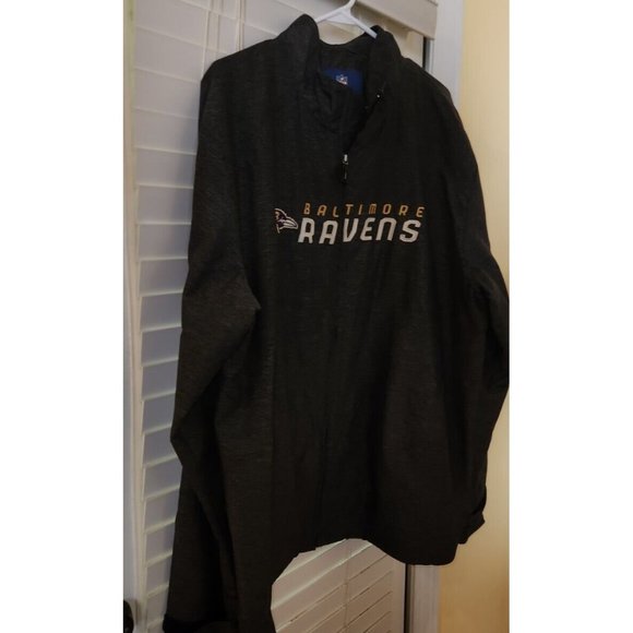 Baltimore Ravens NFL Reebok On Field Mens XL Full Zip Jacket preowned - Picture 6 of 16